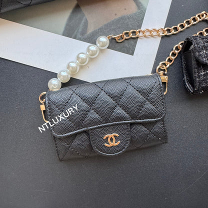 Coco Fine Wallet 5 Set (Black & Patch)