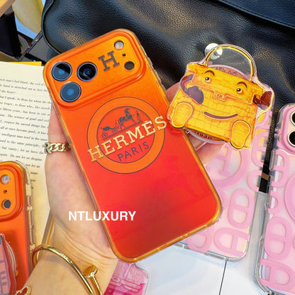 Chameleon Horse Magsafe Phone Case with Doll Bag Holder