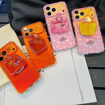 Chameleon Horse Magsafe Phone Case with Bags Holder