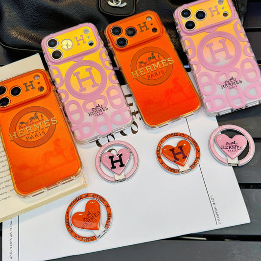 Chameleon Horse Magsafe Phone Case with New H Holder
