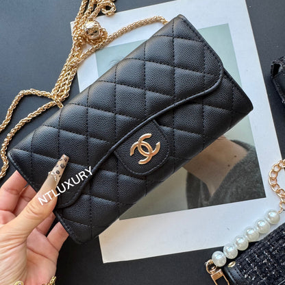 Coco Fine Wallet 5 Set (Black & Patch)