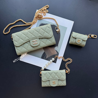 Coco Fine Wallet 3 Set (Green)