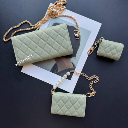 Coco Fine Wallet 3 Set (Green)