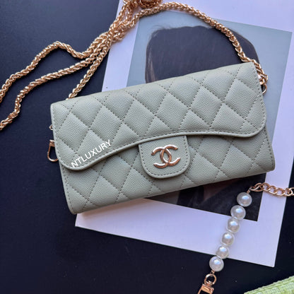 Portefeuille Coco Fine Set de 3 (Patch Vert)