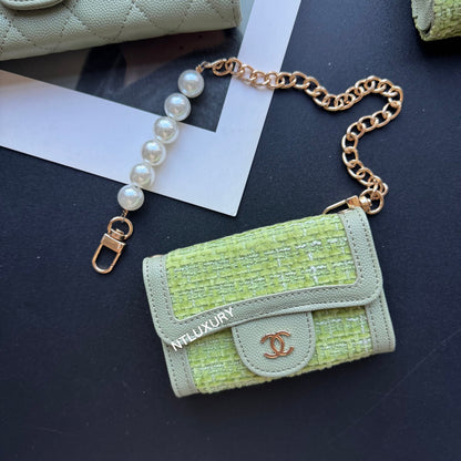 Portefeuille Coco Fine Set de 3 (Patch Vert)