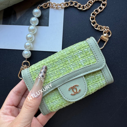 Portefeuille Coco Fine Set de 3 (Patch Vert)