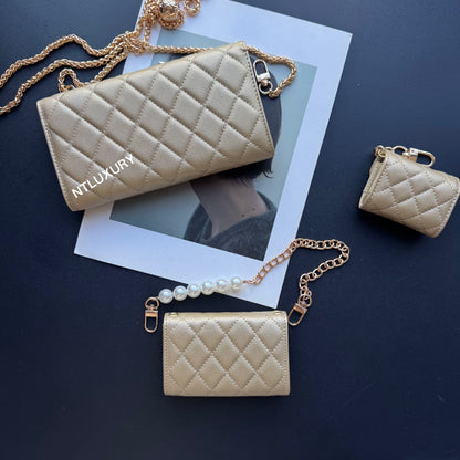 Coco Fine Wallet 3 Set (Gold)
