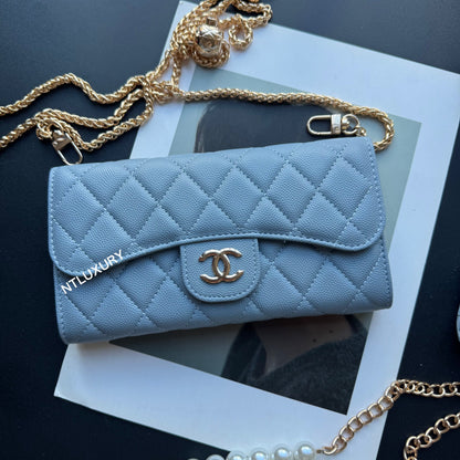 Coco Fine Wallet 3 Set ( Blue)