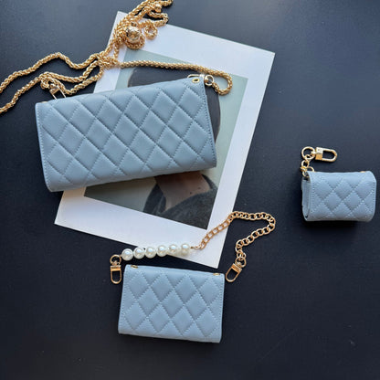 Coco Fine Wallet 3 Set ( Blue)