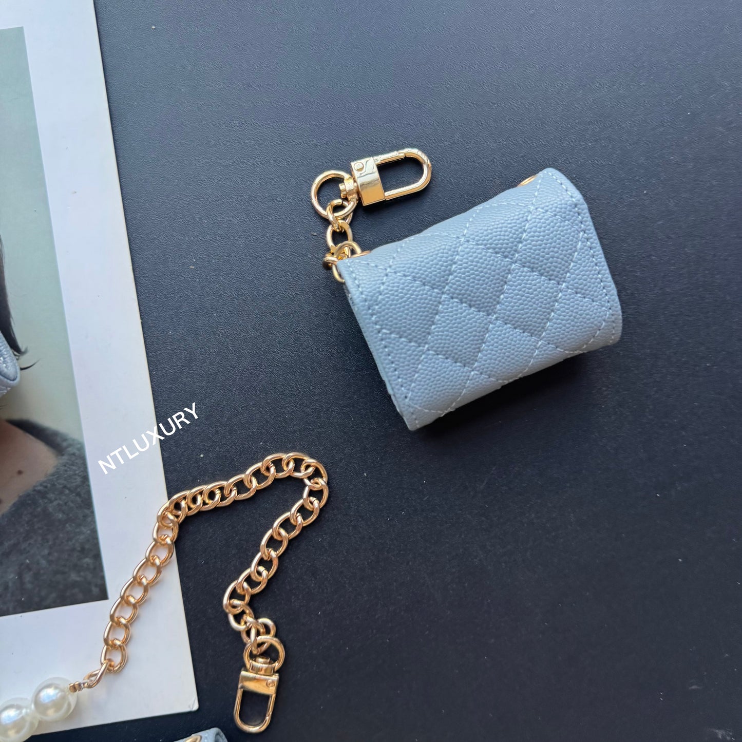 Coco Fine Wallet 3 Set ( Blue)