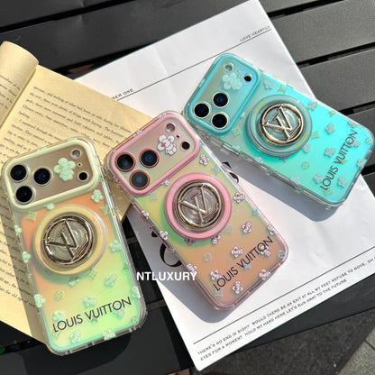 Chameleon Love Magsafe Phone Case with Metal Holder
