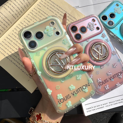 Chameleon Love Magsafe Phone Case with Metal Holder