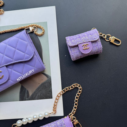 Coco Fine Wallet 3 Set ( Purple Patch)