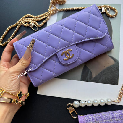 Coco Fine Wallet 3 Set ( Purple Patch)