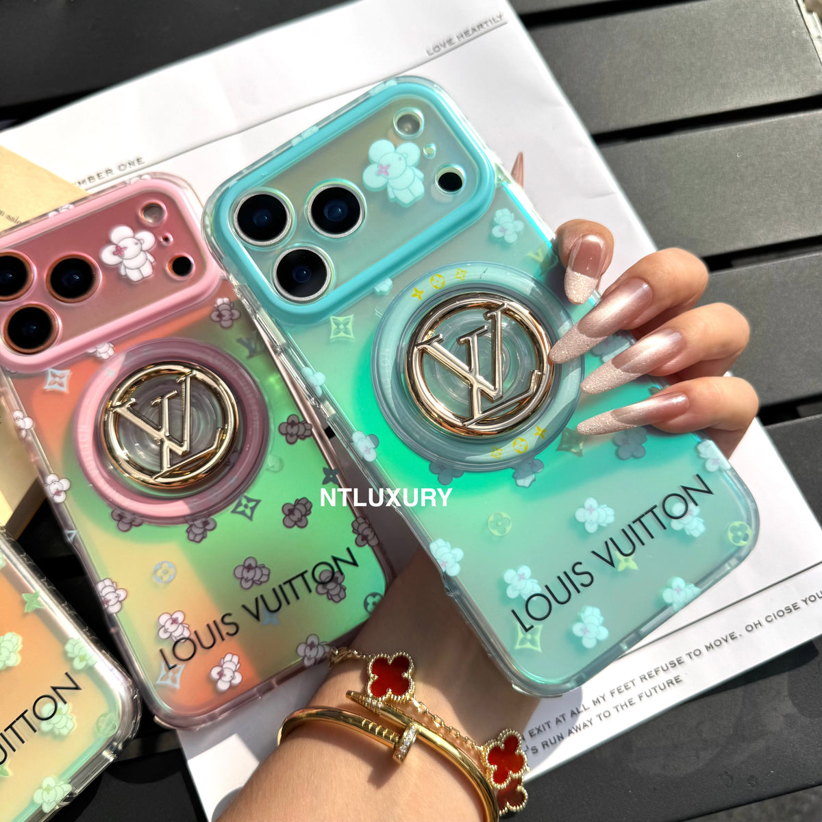 Chameleon Love Magsafe Phone Case with Metal Holder