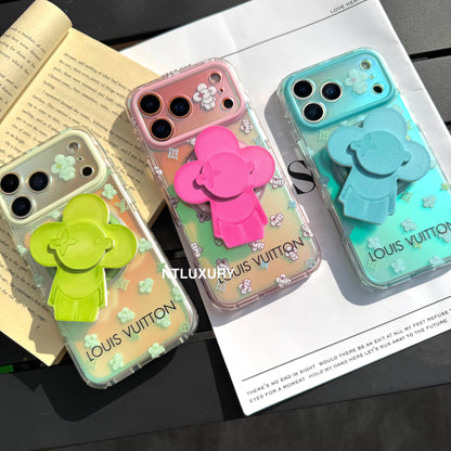 Chameleon Love Magsafe Phone Case with Neo Doll Holder