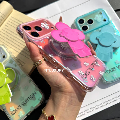 Chameleon Love Magsafe Phone Case with Neo Doll Holder