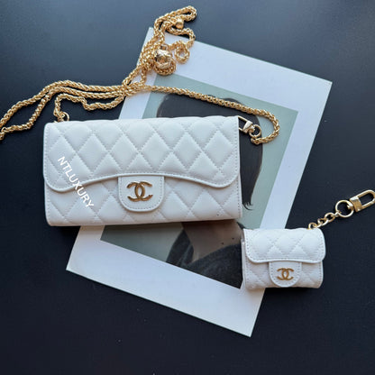 Coco Fine Wallet Ensemble de 5 (Blanc & Patch)