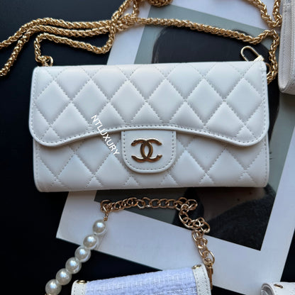 Coco Fine Wallet Ensemble de 5 (Blanc & Patch)