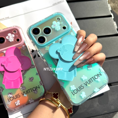 Chameleon Love Magsafe Phone Case with Neo Doll Holder