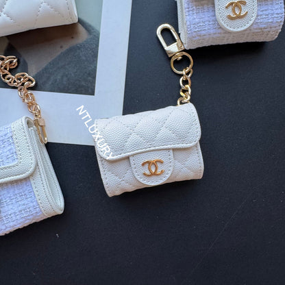 Coco Fine Wallet Ensemble de 5 (Blanc & Patch)
