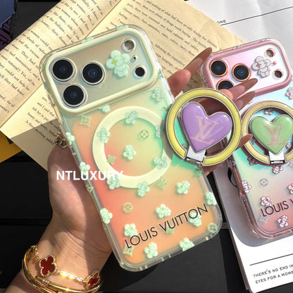 Chameleon Love Magsafe Phone Case with New Design Holder