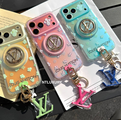 Chameleon Love Phone Case with Magsafe Holder & Pendant