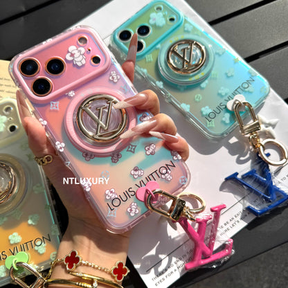 Chameleon Love Phone Case with Magsafe Holder & Pendant