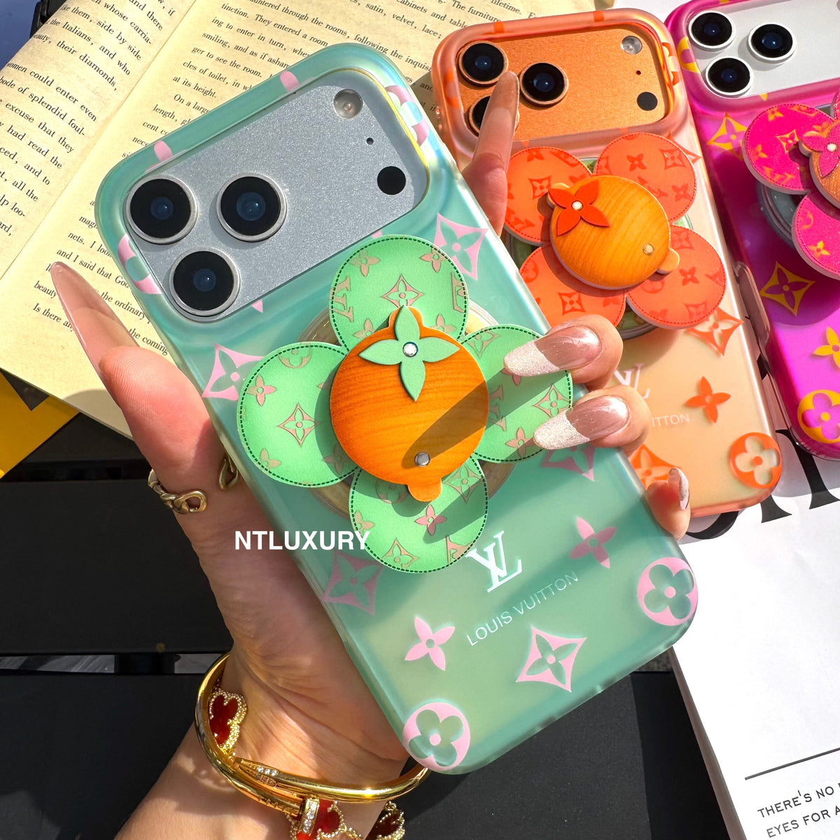 Ombre Love Phone Case with Doll Magsafe Holder