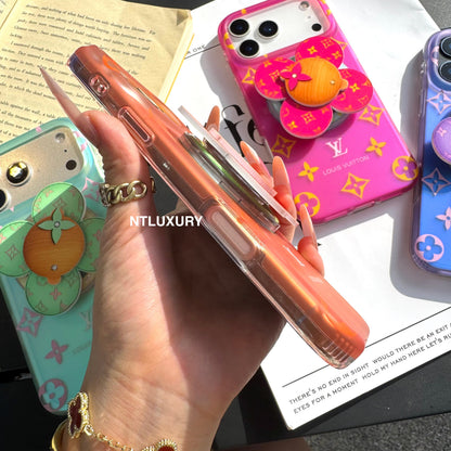 Ombre Love Phone Case with Doll Magsafe Holder