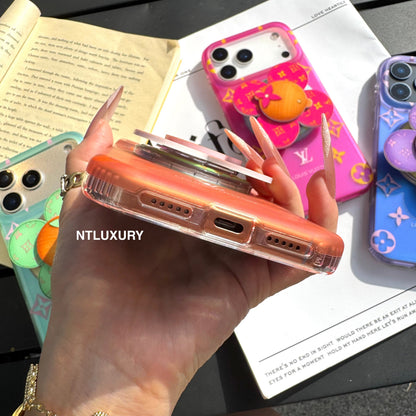 Ombre Love Phone Case with Doll Magsafe Holder