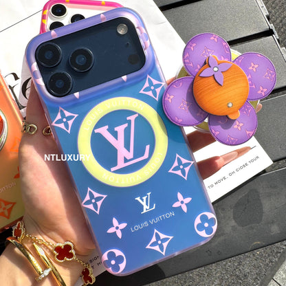 Ombre Love Phone Case with Doll Magsafe Holder
