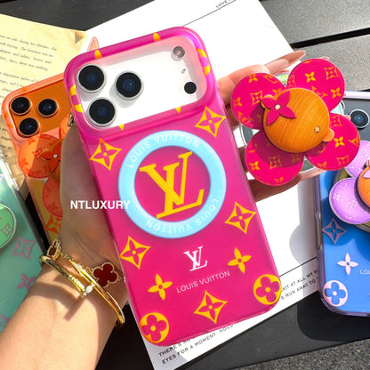 Ombre Love Phone Case with Doll Magsafe Holder