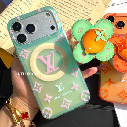 Ombre Love Phone Case with Doll Magsafe Holder