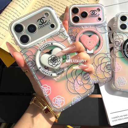Chameleon Flower Magsafe Phone Case with New Design Holder