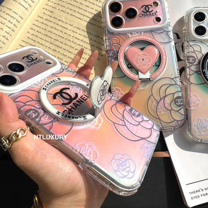 Chameleon Flower Magsafe Phone Case with New Design Holder