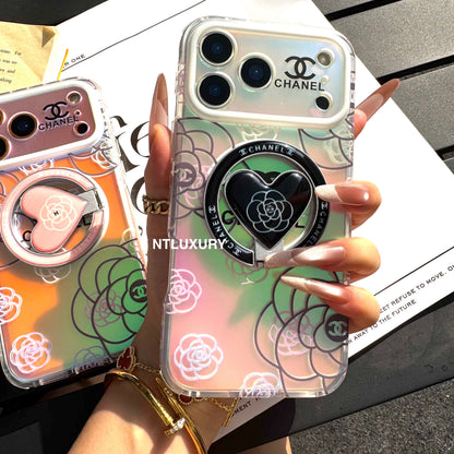 Chameleon Flower Magsafe Phone Case with New Design Holder