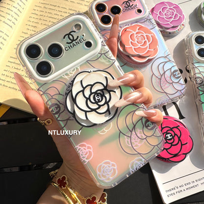 Chameleon Flower Magsafe Phone Case with Flower Holder