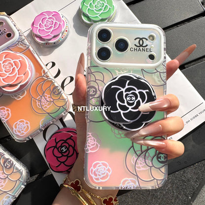 Chameleon Flower Magsafe Phone Case with Flower Holder
