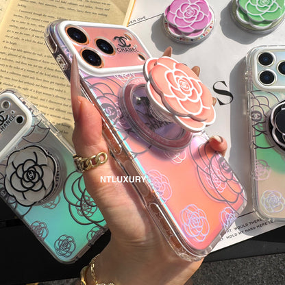 Chameleon Flower Magsafe Phone Case with Flower Holder