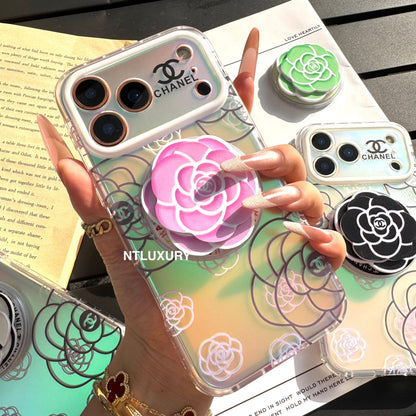 Chameleon Flower Magsafe Phone Case with Flower Holder