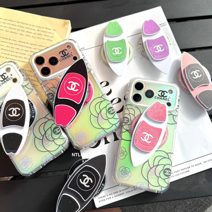 Chameleon Flower Magsafe Phone Case with Skateboard Holder