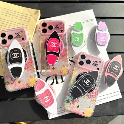 Chameleon Colorful CC Magsafe Phone Case with Skateboard Holder