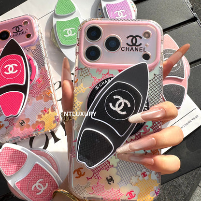 Chameleon Colorful CC Magsafe Phone Case with Skateboard Holder
