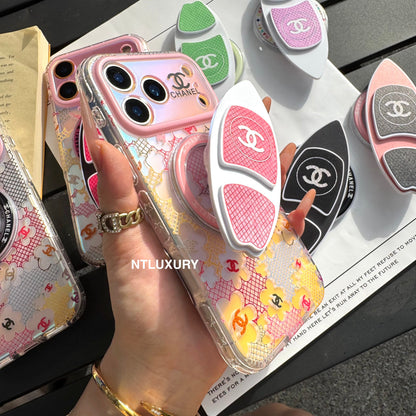 Chameleon Colorful CC Magsafe Phone Case with Skateboard Holder
