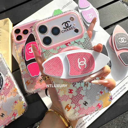 Chameleon Colorful CC Magsafe Phone Case with Skateboard Holder