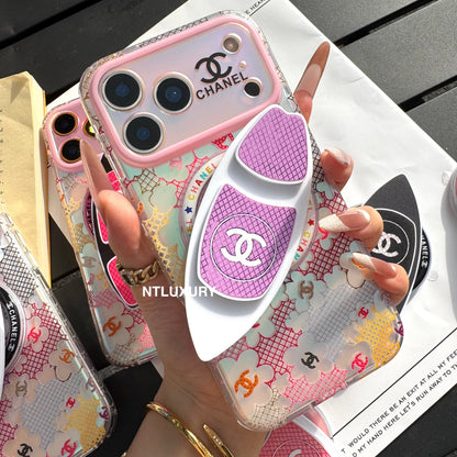 Chameleon Colorful CC Magsafe Phone Case with Skateboard Holder