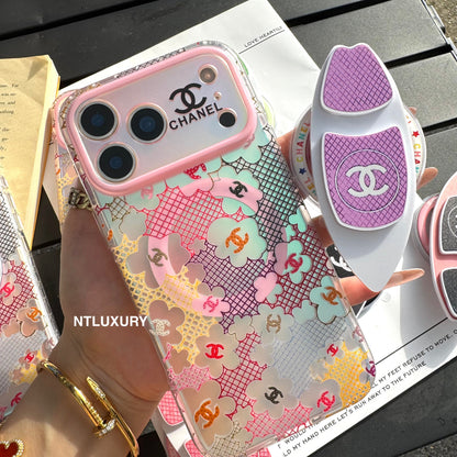 Chameleon Colorful CC Magsafe Phone Case with Skateboard Holder