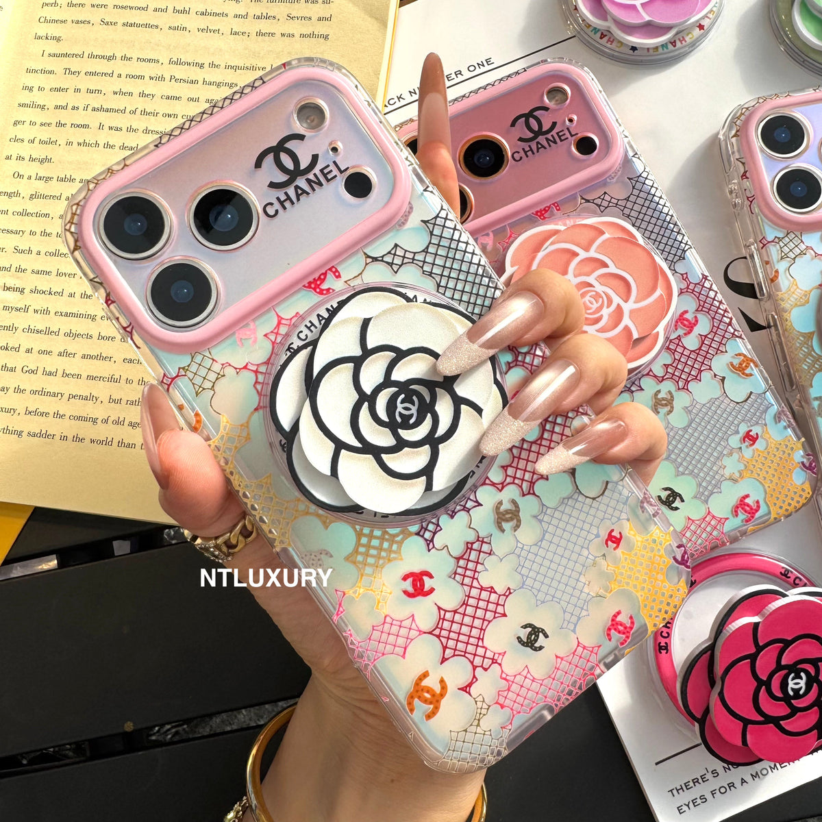 Chameleon CC Magsafe Phone Case with Flower Holder