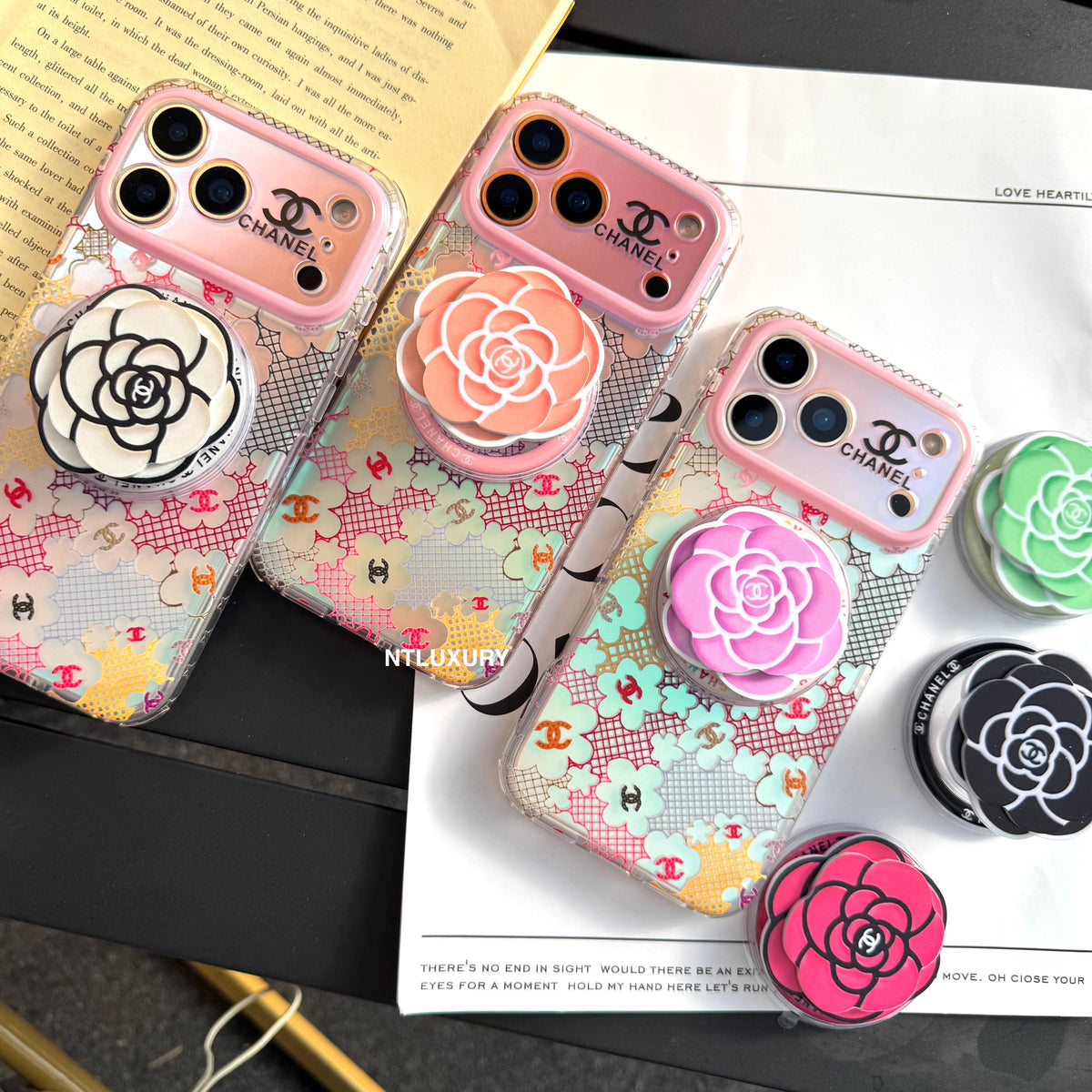 Chameleon CC Magsafe Phone Case with Flower Holder